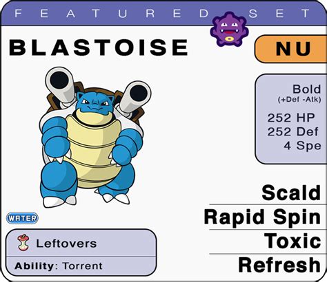 blastoise smogon|blastoise smogon sm.